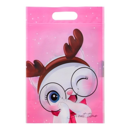 Gift package, with zip-lock fastener, "Winter kittens", 15x22cm mix-5