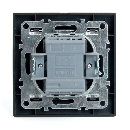 Switch (switch) electric cross 1-clavy, Stekker Erna, PSW10-9009-03, Chern 1022451-2