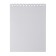 Notepad A6, 40 sheets, in a cage, on a crest, Metallic "White", Bumvinyl cover, OFSET block