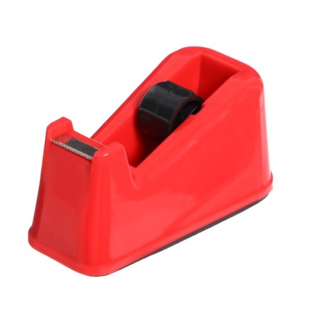 The dispenser for adhesive tape is desktop, weighted, medium, mix-6