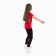Leggings for girls, black color, height 128 cm