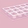 Konfinetta Cube chocolate form, 27.5 × 13.5 × 3 cm, 21 cells (2.5 × 2.5 cm)