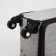 Small suitcase 20 "on lightning, code castle, with extension, color gray color