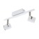 Vergiano 2x5W lamp GU10 White, nickel