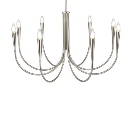 Suspended lamp Freya Fr5253PL-08N Branches, 560x1100 mm, E14, 8x40W, Nickel color-4