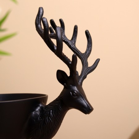 Vase "Deer" aluminum 30x14.5x24 cm-4