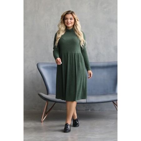 Women's dress, size 52, green color