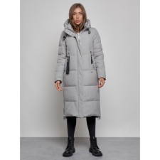 Coat insulated winter female, size 42, color gray