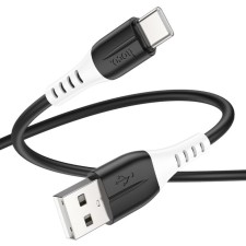 Hoco X82, Type -C cable - USB, 3 A, 1 m, silicone braid, black