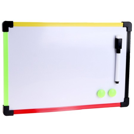 Magnetic-marker board with magnets and marker "Color" 1 × 30 × 20 cm, mix-3