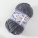 Yarn "Velluto" 100% micropoliester 68m/100g (87 coal-gray)