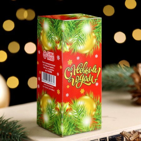 Fragrant New Year's candle "Fairytale New Year", 4 × 6 cm, Imbmir cookies, in the box-3