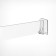 Plastic breakdown separator 30 mm high with a front limiter 35 mm, l = 185-385 mm