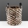Storage basket with handles "Sumatra", D260 Sh260 B260, natural, black