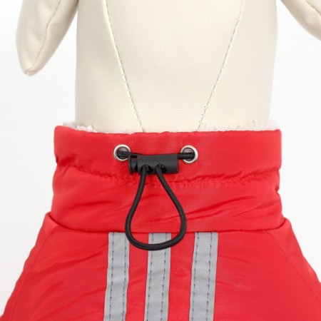 SPORT COMBINESON with reflective stripes, size 2xl (DS 45, OG 55, Osh 45 cm), red 96672-5