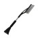 Brush STRICOM TORSO, 69-88 cm, with a scraper, telescopic, soft handle, gray