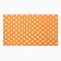 Towel 35x60cm peas, orange, waffle, 120 g/m, HL100%
