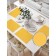 Set of napkins for setting the table "Yellow Monotony", rectangular, size 32x46 cm, 4 pcs