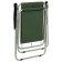 Folding chair, 47 x 52 x 75 cm, up to 100 kg, green color