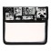 Folder for notebooks A5, 240 x 205 x 40 mm, with Velcro valve, plastic/textiles, PT-45 "anime" black/white