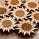 Hot Sunflower stand, D = 11 cm, juniper