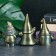 Set of figures "Gnomes" 3pcs, brass, 13cm