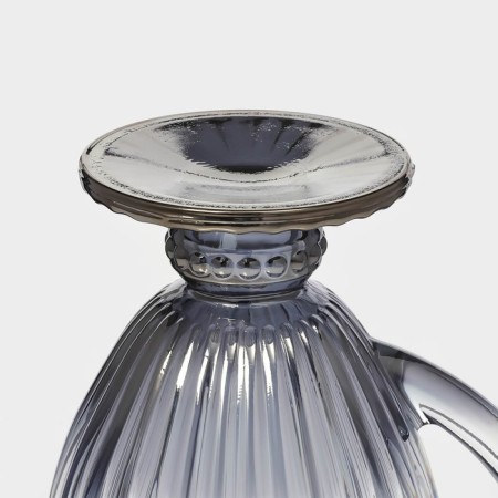 Glass Glass "Bosphorus", 1.1 l, color gradient silver-3