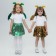 Carnival set "Winter Dragon", yellow color: wings, skirt and rim