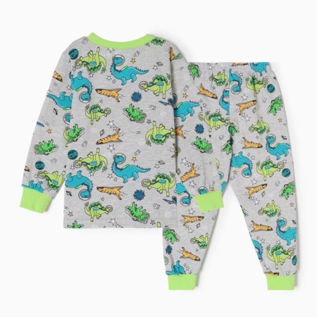 Pajama for the boy "Elf", the color is gray, height 116 cm-6