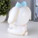 Night -night "Bunny" LED from batteries beige 9x14x14 cm Risalux