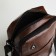 Male bag, brown color
