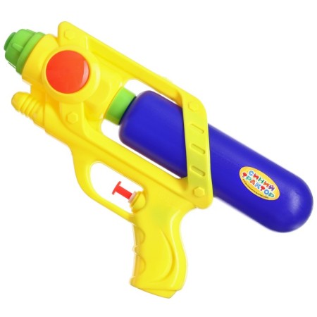 Water gun "Pistol", blue tractor, mix-3
