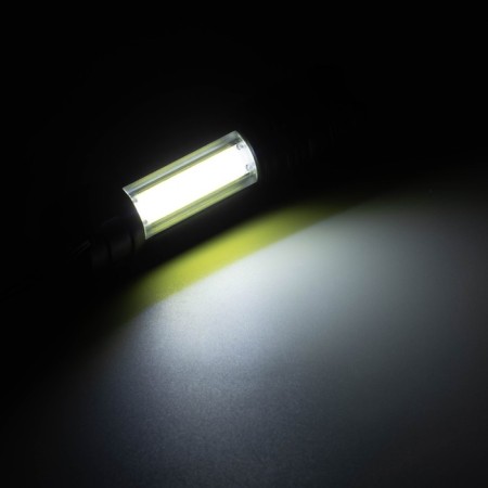 Manual battery flashlight, 400 mAh, 1 W, LED, COB, 3 modes-5