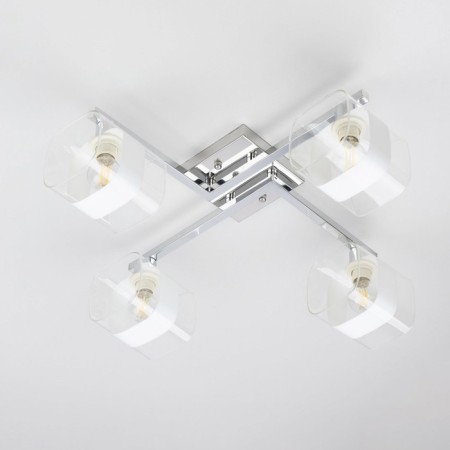 Ceiling chandelier "Virta" E14 4x60 watts-11