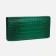 Women's wallet on magnets, green color