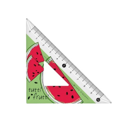 Triangle 45 °, 10 cm nappygraphix "watermelon", plastic-2