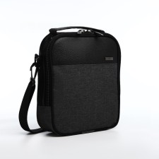 Male bag, black color