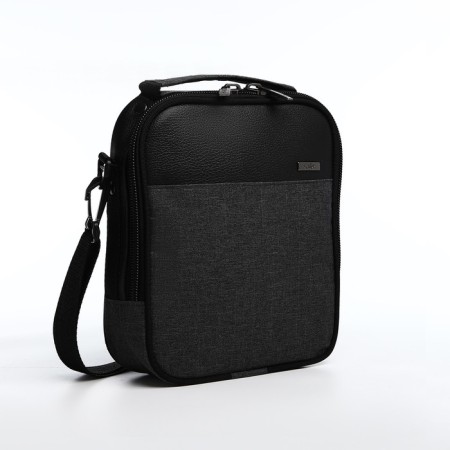 Male bag, black color