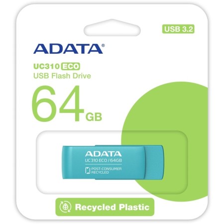 A-DATA 64GB UC310E UC310E-64G-RGN USB3.2 Green-5