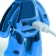 Superbol "Bear Fly", flies, works from the battery, the color is blue