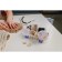 Organizer for needlework, with a suspension, with removable cells, 8 departments, 20 × 13.5 × 4.5 cm, the color is transparent