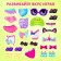 Magnetic game "Fashionable dog"