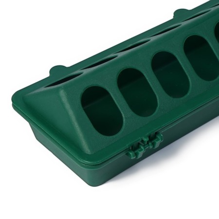 Cooper feeder for quails, 28 cells, lottery, plastic, green color-3
