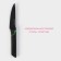 Kitchen knife for vegetables Simplex shares, blade length 10 cm, black color