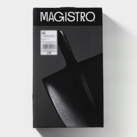 Porcelain dish for feeding Magistro Carbon "Bubble", 35.5 × 20.2 cm, black color-5