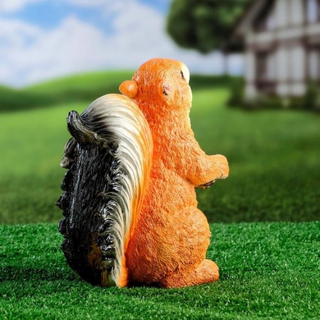 Garden figure "Squirrel with cones" 27cm-2