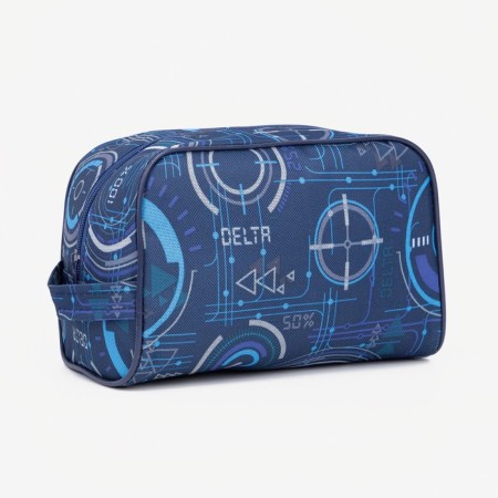 Lightning cosmetic bag, blue color