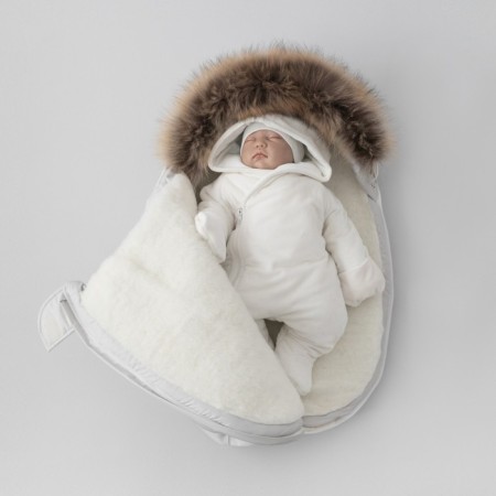 Set for discharge Winter Kinderlitto "Scandinavia", 5 items, height 56-62 cm, color gray color-1
