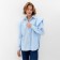 Women's blouse Minaku: Casual Collection Blue Color, Rr. 50