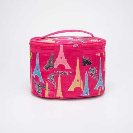 Lightning cosmetic bag, pink color-1